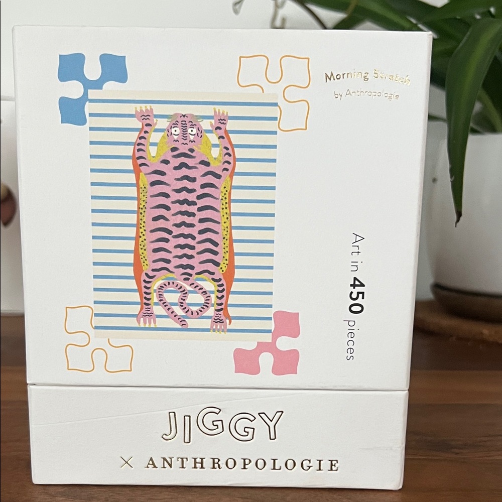 Jiggy x Anthropologie Colorful Tiger Puzzle
